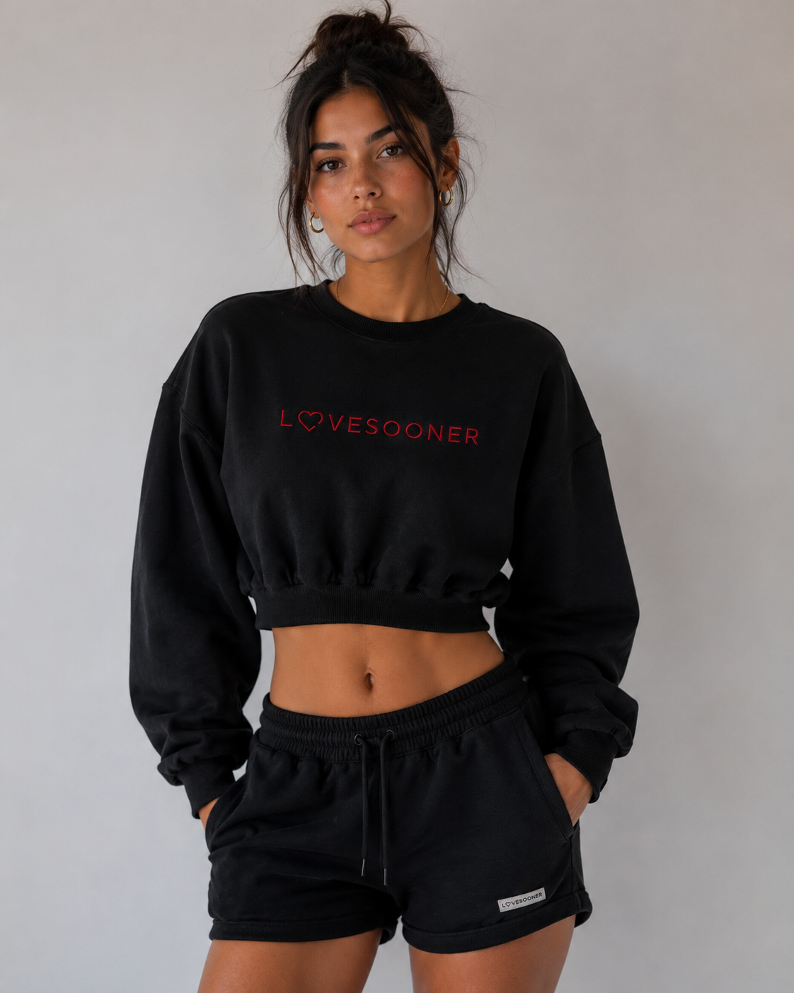 CROPPED CREWNECK front