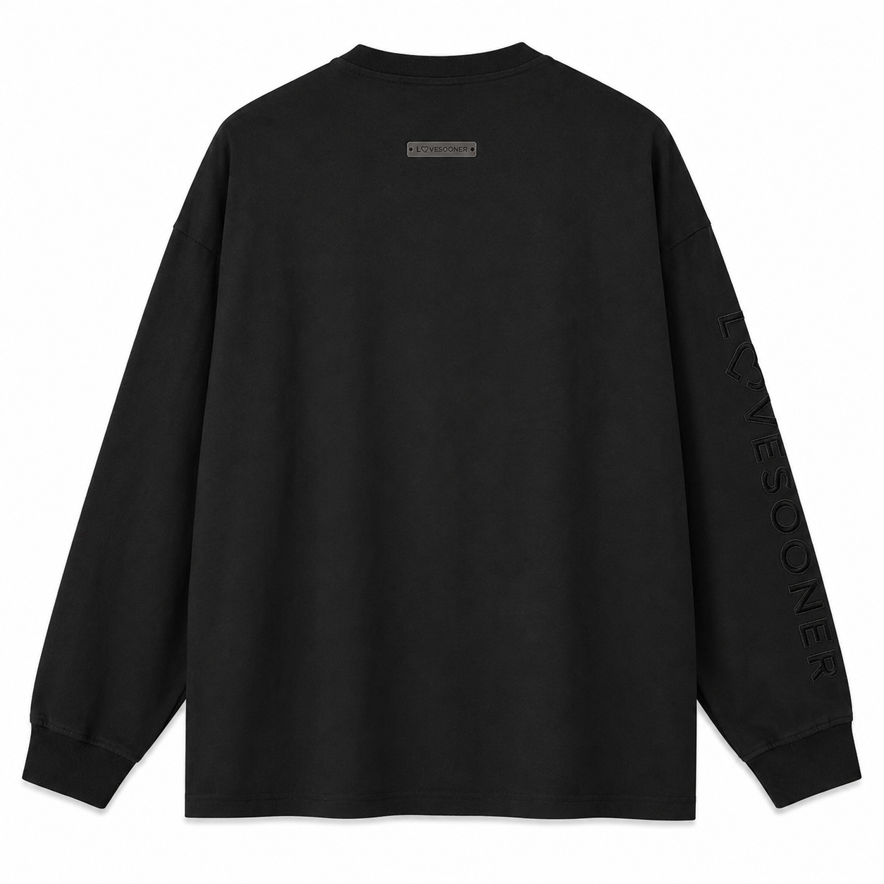 OVERSIZED LONG SLEEVE TEE flat back