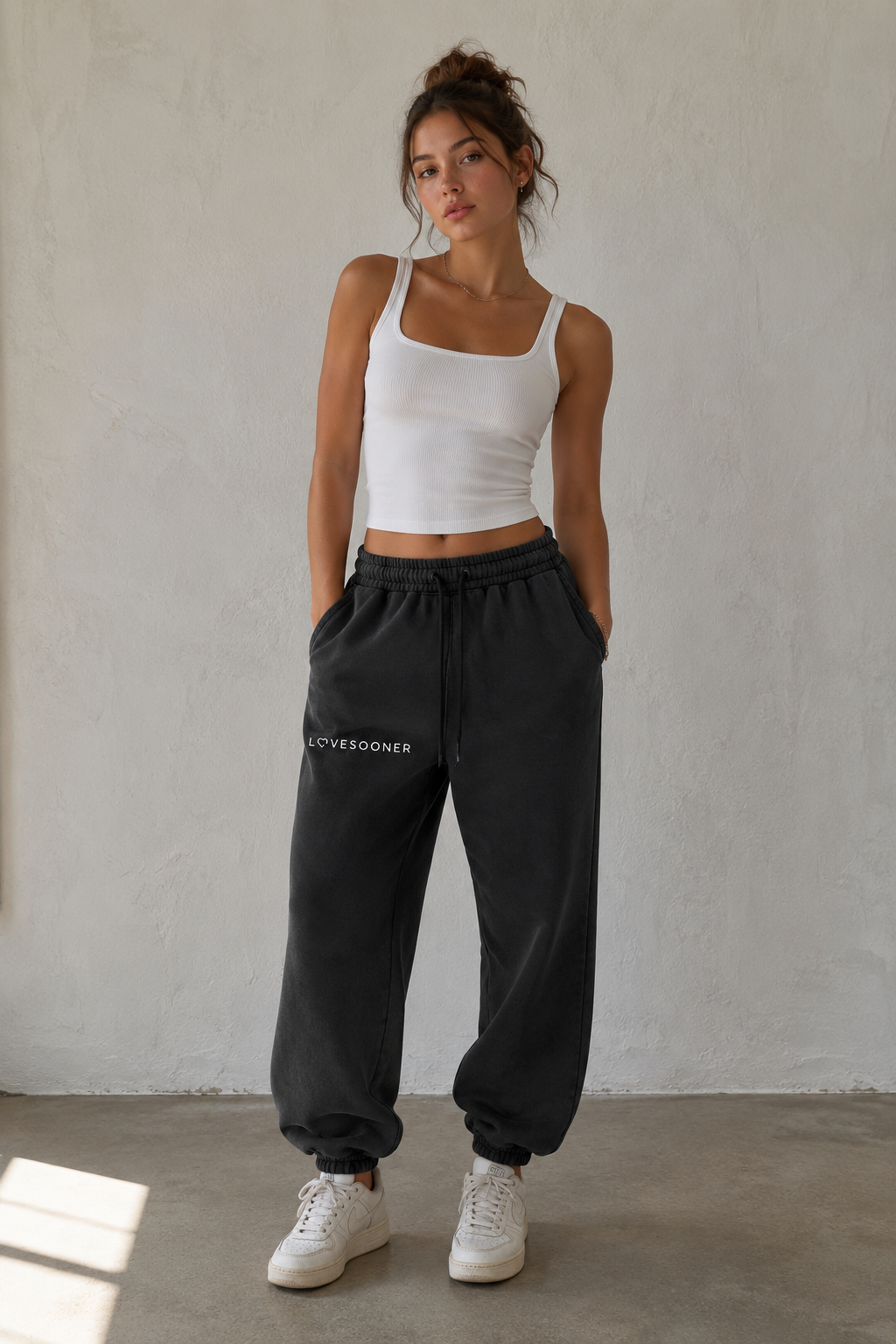 WASHED JOGGER female editorial