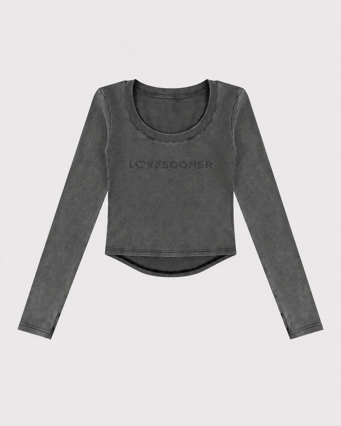 FITTED LONG SLEEVE flat front