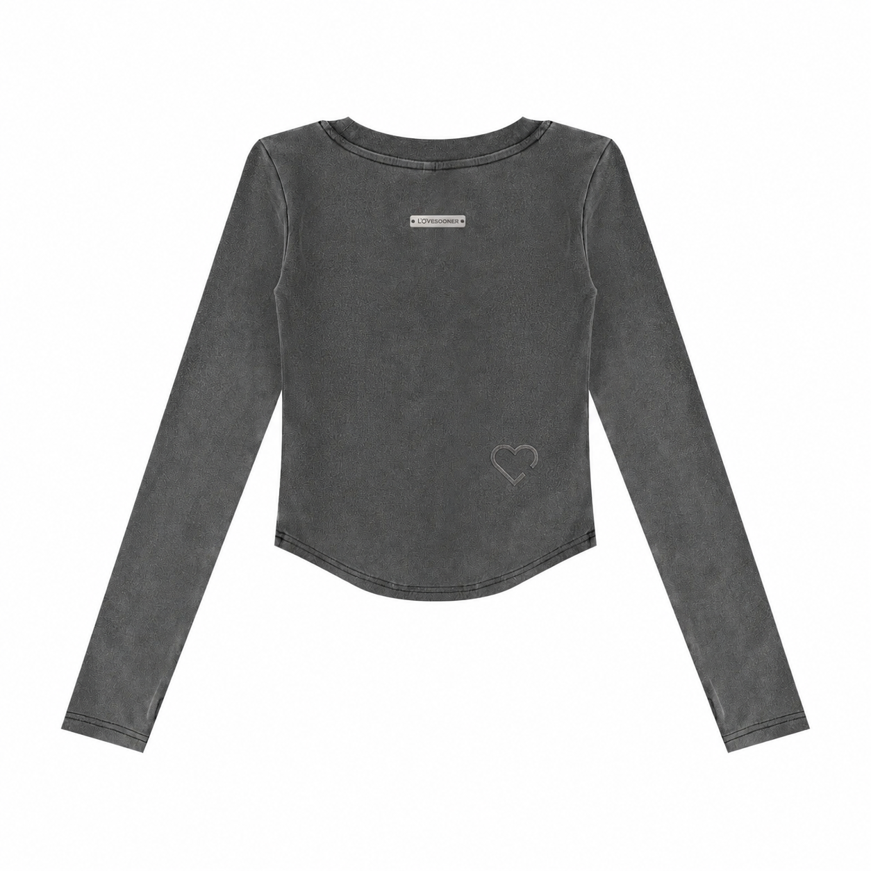 FITTED LONG SLEEVE product study back